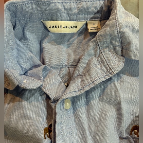 Janie and Jack Boys Button Down Shirt Bundle - Picture 2 of 5